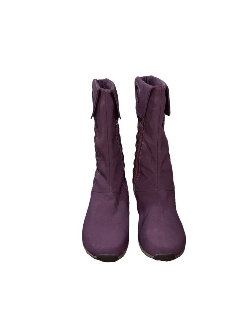 Patagonia Fiona Quilted Mid Winter Boot Purple 3/4 Side Zip Women's Size 10